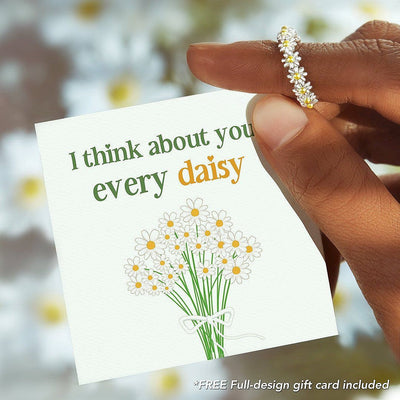 Unique Daisy Flower Ring
