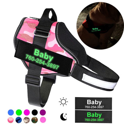 Personalised Reflective No-Pull Dog Harness (Extra 10% OFF)